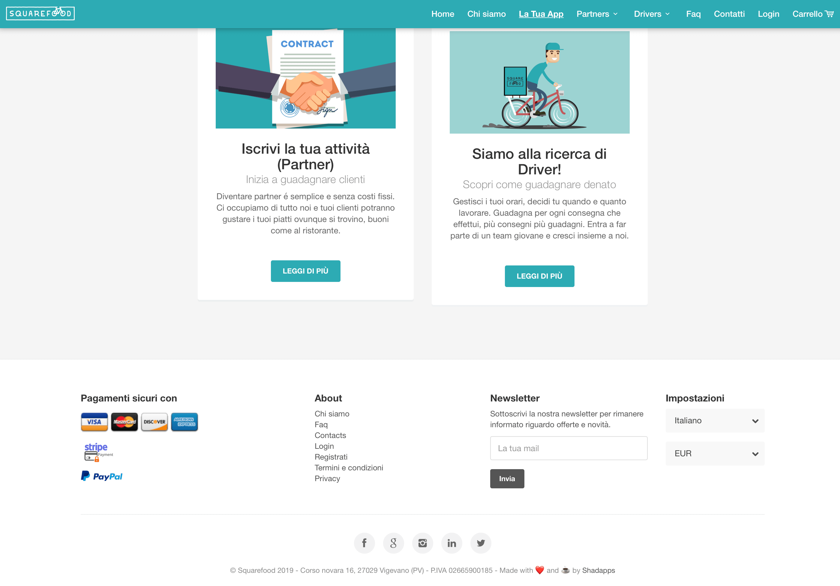 Website Squarefood
