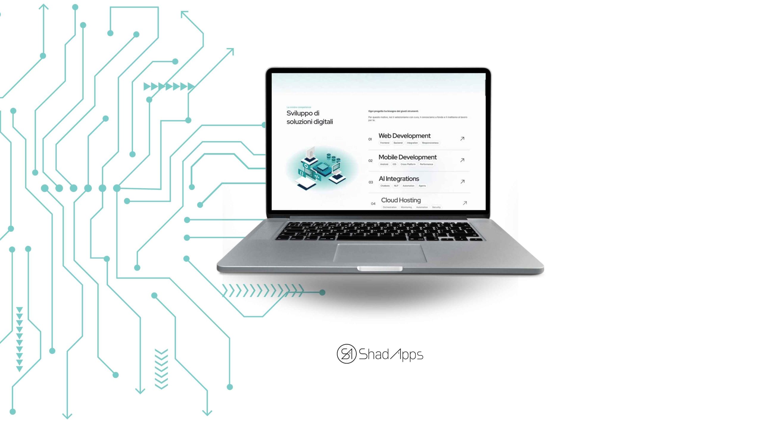 Nuovo sito web Shadapps, software house a Milano